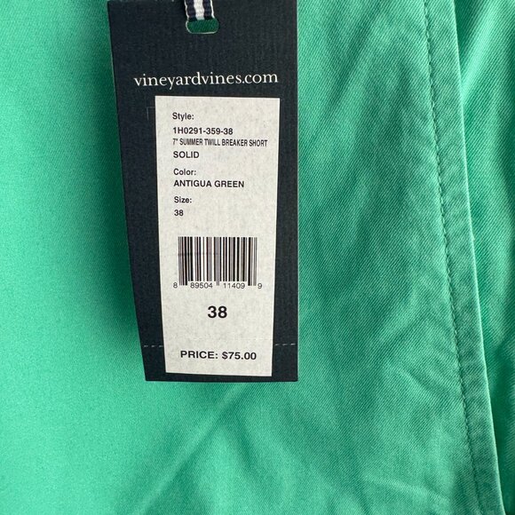 NWT Vineyard Vines Mens' Breaker Shorts Antigua Green - Picture 3 of 6
